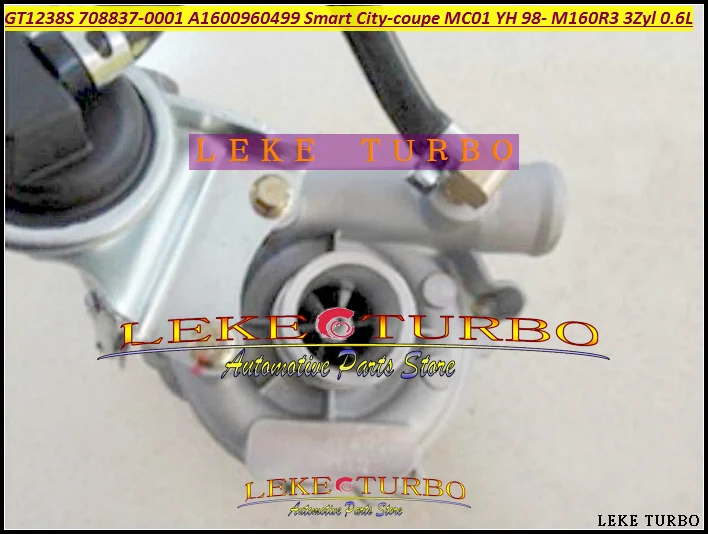 Турбокомпрессор GT12 GT1238S 708837-0001 708837 A1600960499 1600960499 для Smart City-coupe MC01 YH 1998-02 M160R3 3Zyl л |