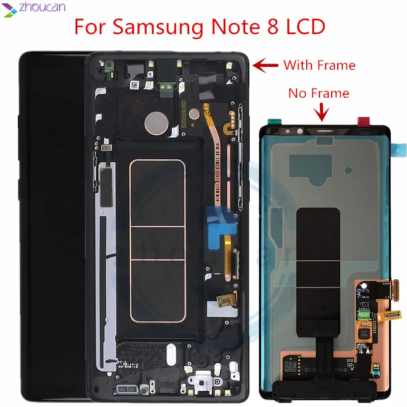 Для Samsung galaxy Note 8 N950F N950D N950DS N950U ЖК дисплей кодирующий преобразователь сенсорного