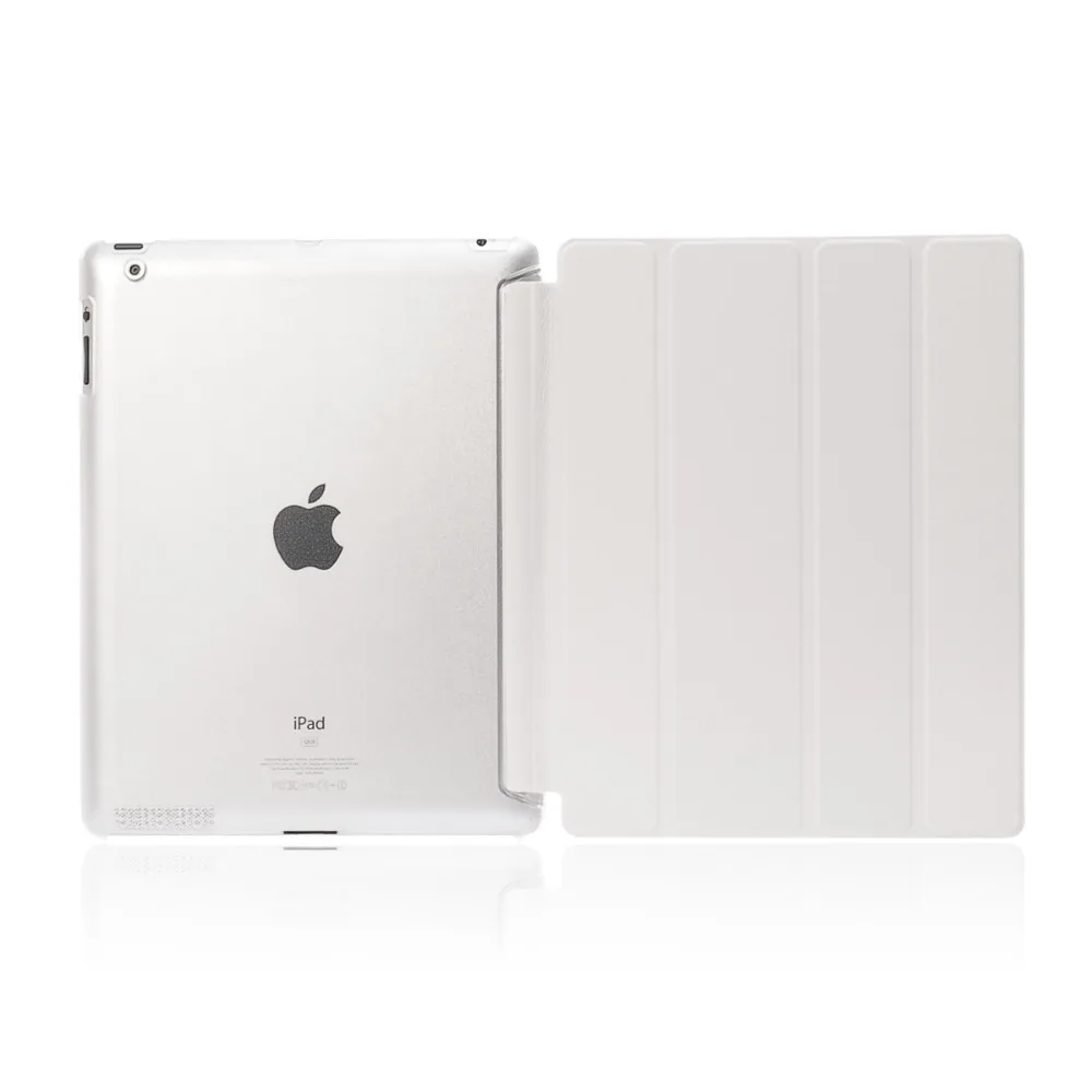Чехол для iPad 2/3/4, Жесткий Чехол из искусственной кожи, умный чехол с функцией автоматического сна, ультра тонкий чехол для планшета для iPad 2 iPad 3 iPad 4