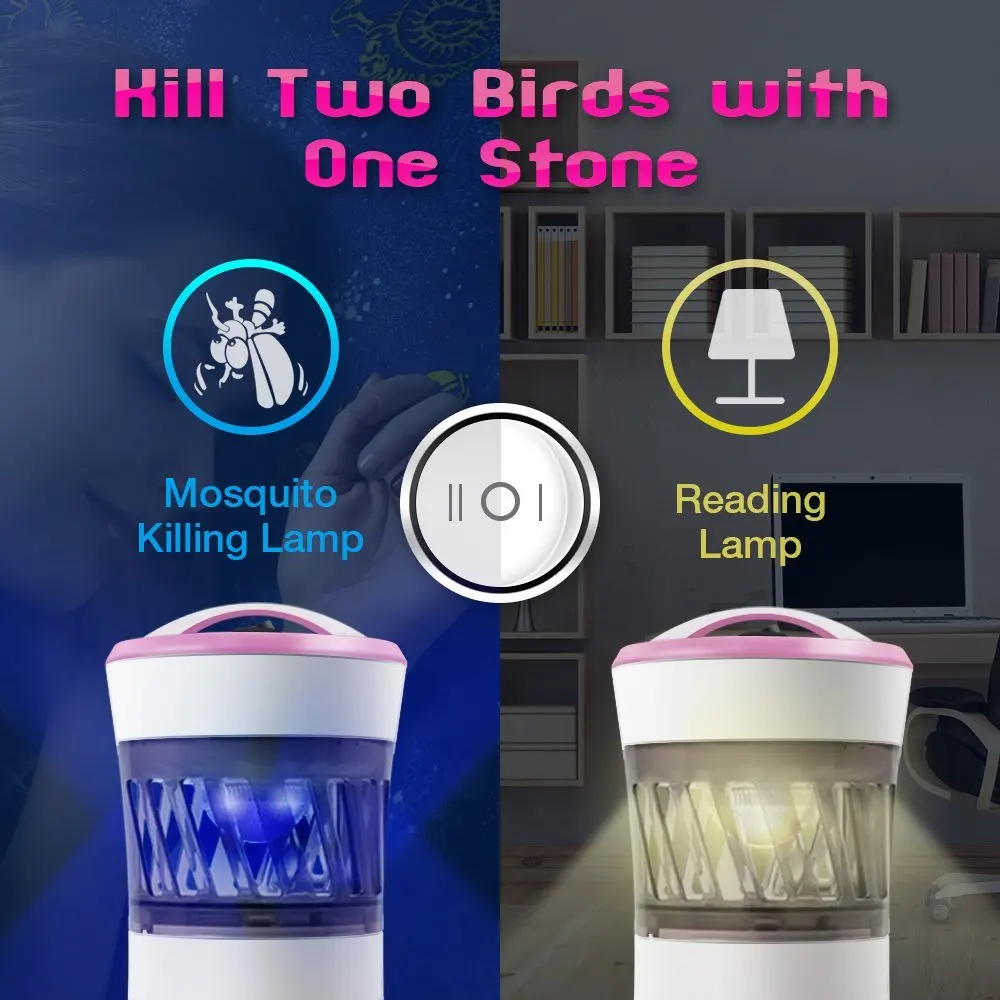 Electric MOSQUITO KILLER Lamp 3W Led USB Anti Mosquito Light Bug Zapper Fan Insects Lure Trap Repeller Indoor Outdoor Lighting |