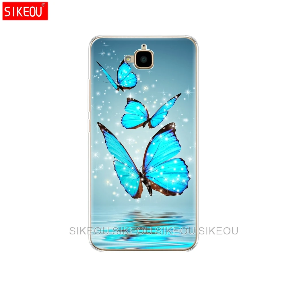 61011 Силиконовый чехол для huawei Honor 4C Pro, мягкая задняя крышка из ТПУ для huawei Y6 Pro, чехол TIT-L01 TIT-TL00, защитные чехлы - Цвет: 61011