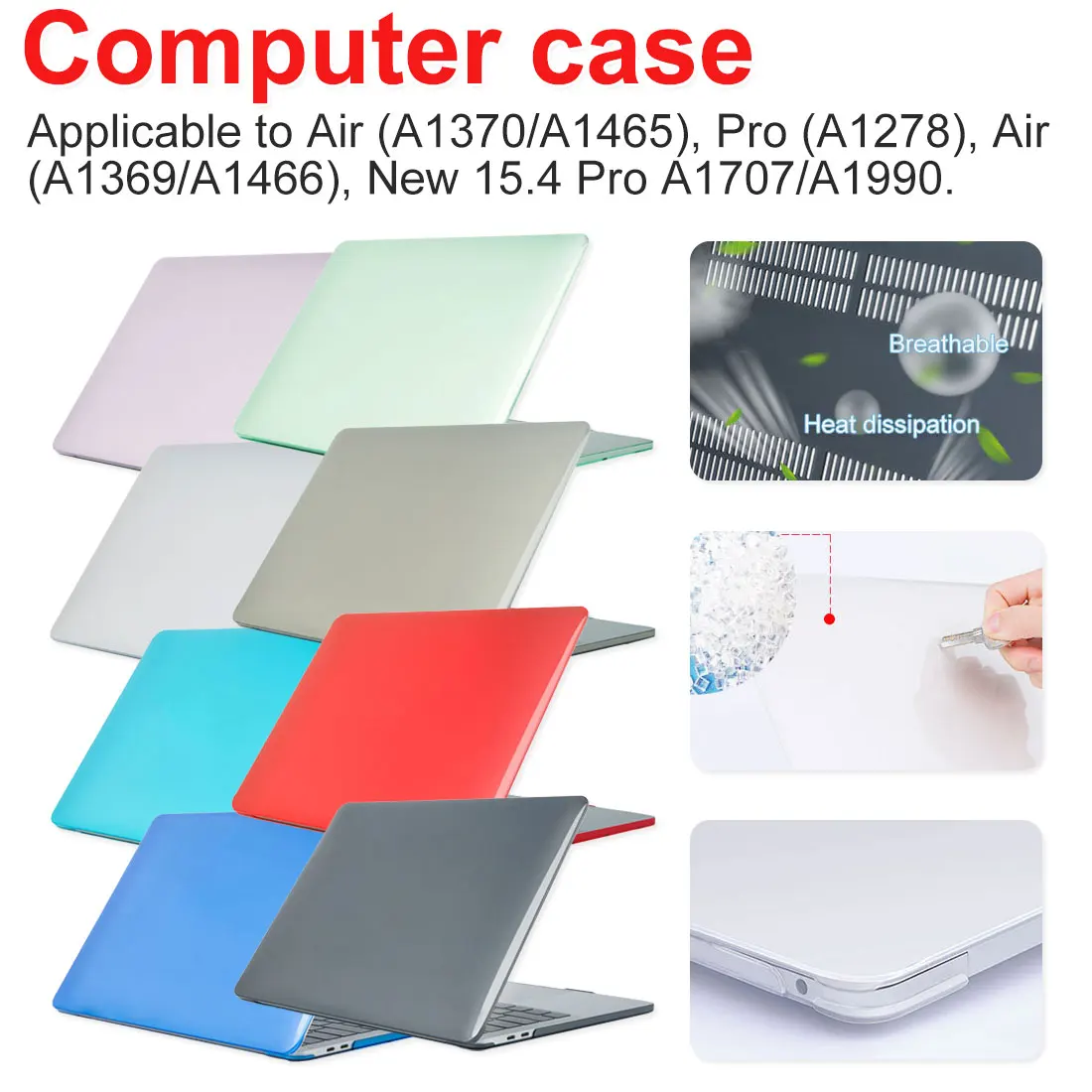 Водонепроницаемый чехол кристально прозрачный для ноутбука MacBook компьютеры и