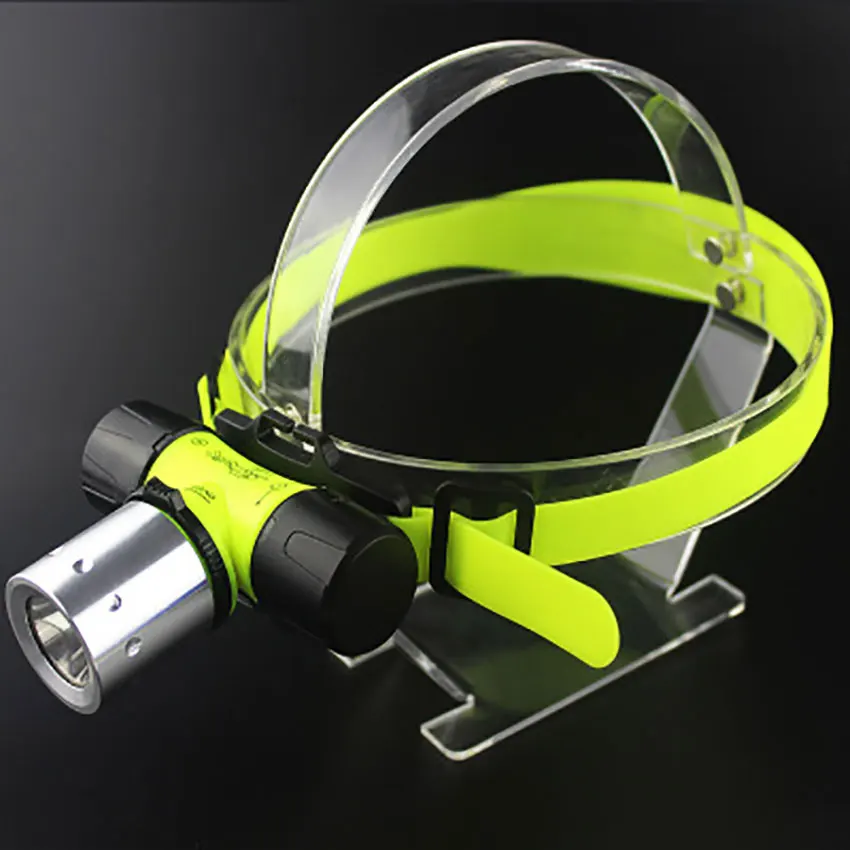 Super Bright LED Light Diving/Swimming Headlamps 10W Waterproof 100-200M Underwater Head Lights Torch Outdoor Lighting 18650/AAA | Лампы и