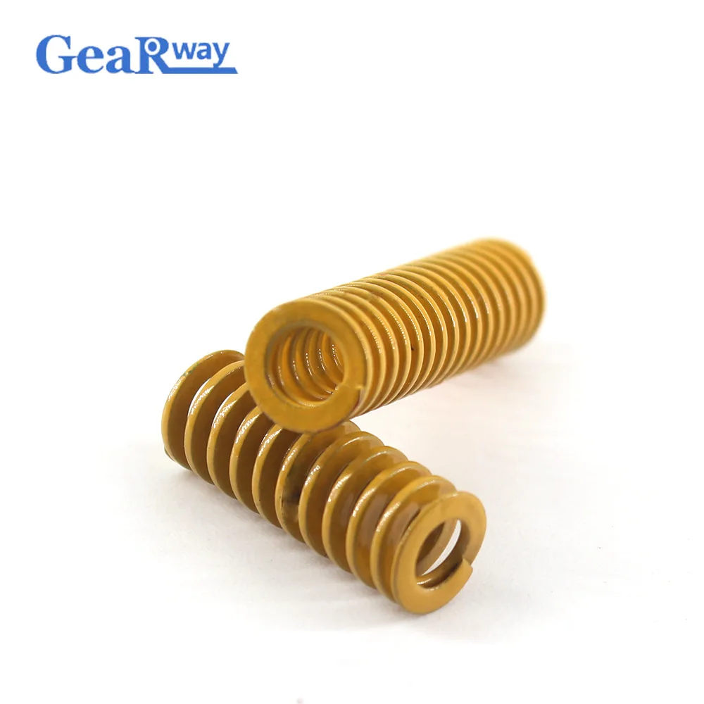 Пружина сжатия Gearway желтая TF16x20/16x2/16x5/16x55 мм, 2 шт.