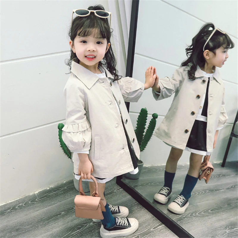 Милая Детская куртка Сезон весна-осень Новинка Иностранный смокинг для