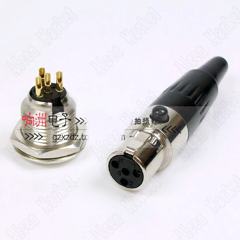 10 шт.-100 шт. Высокое качество Mini Xlr 3/4/5/6/Pins мужской или женский мини XLR Аудио