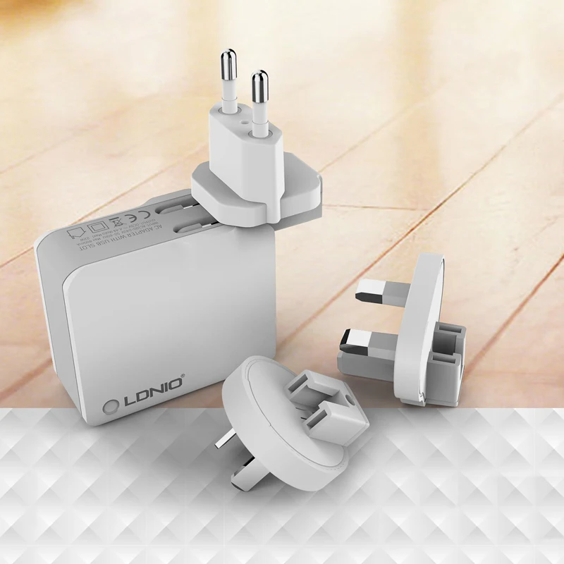Горячая Распродажа LDNIO A4403 5V 4.4A 4-Порты и разъёмы универсальное USB Сетевое зарядное Зарядное устройство адаптер USB настенное зарядное устройство для смартфон планшеты Зарядное устройство для iPhone х huawei