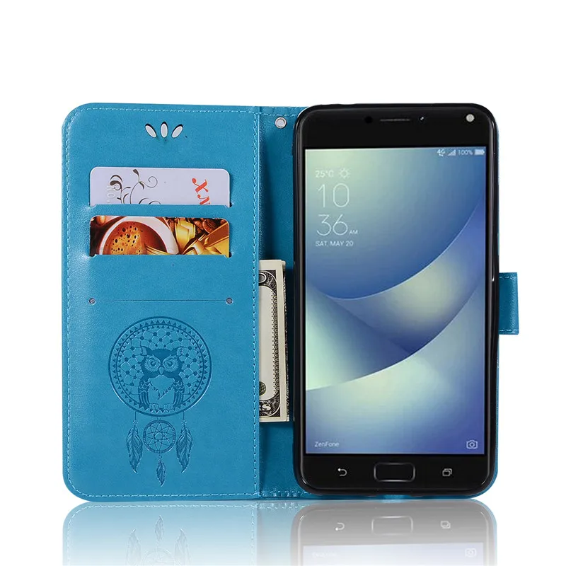 Флип-кейс для Asus Zenfone 4 Max ZC554KL чехол 5 &quot кожаный кошелек сумка телефона Fundas |