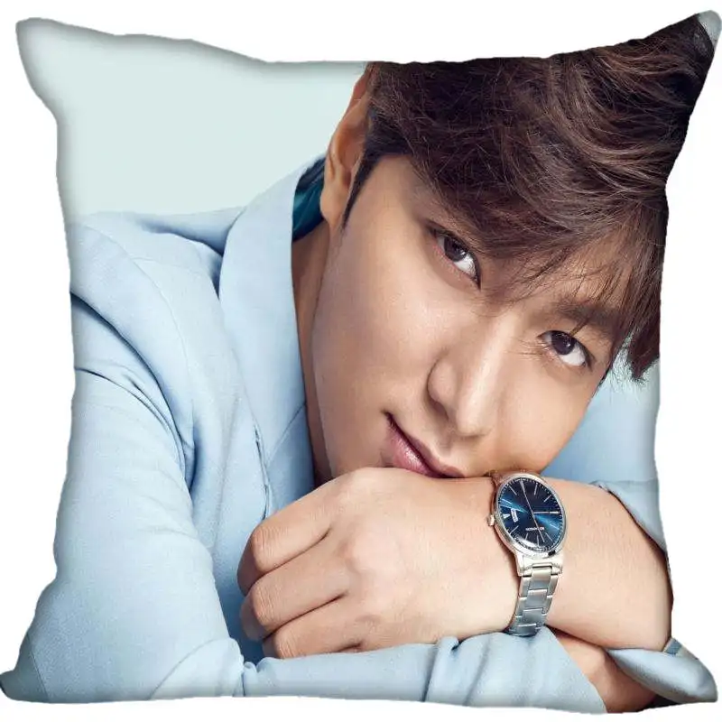 Квадратный чехол для подушки KPOP Lee Min ho на заказ спальни молнии домашняя наволочка