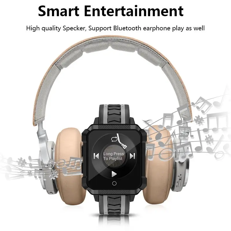 Спортивные Смарт часы DaWhome для мужчин GPS Android 4G умные Bluetooth водонепроницаемые