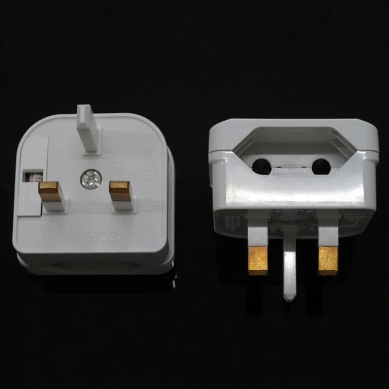 Портативный прочный Сплавленный с 2 контактного на 3 контактный адаптер