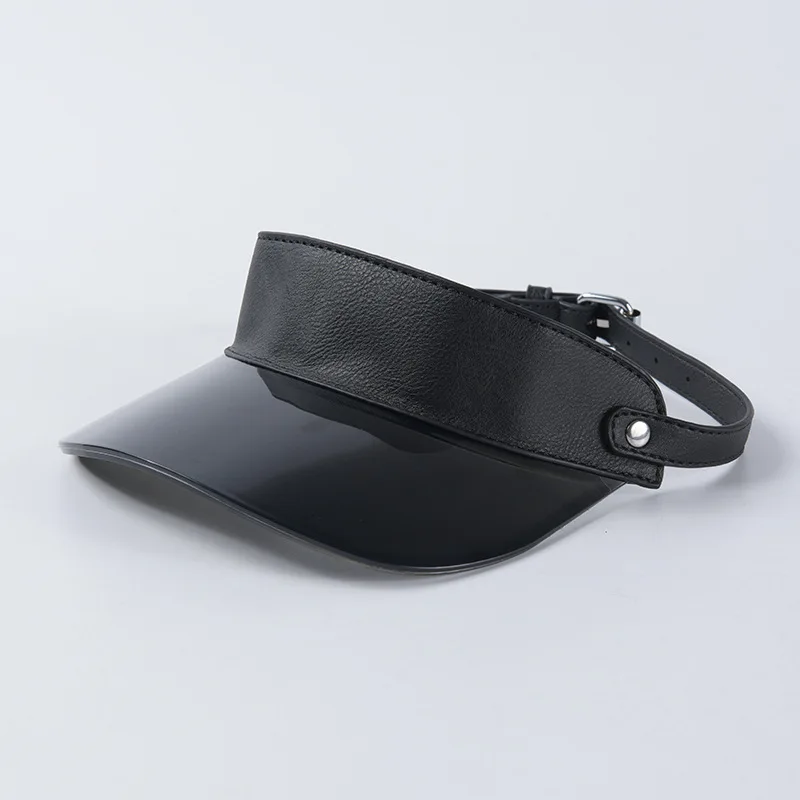 Женская прозрачная шляпа от солнца USPOP разноцветная ПВХ Кепка с прозрачными