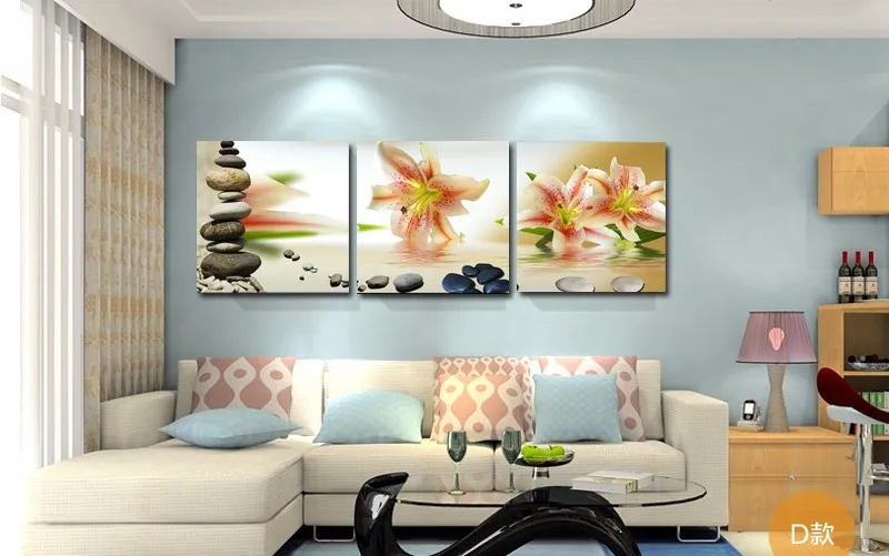 

Home Decor Canvas Paintings Wall Art Canvas Flower Wall Pictures for Living Room Christmas Decorations fo