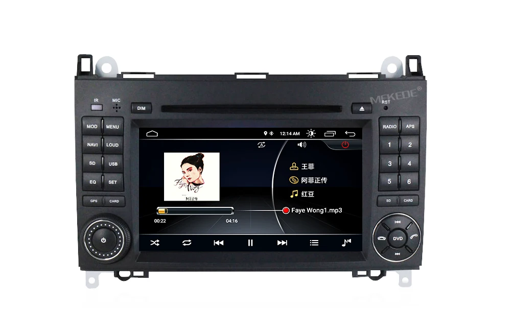 MEKEDE 1024*600 Android 9 2din автомобильный DVD gps головное устройство для Mercedes Benz B200 A B класс W169 W245 Viano Vito W639 Sprinter W906