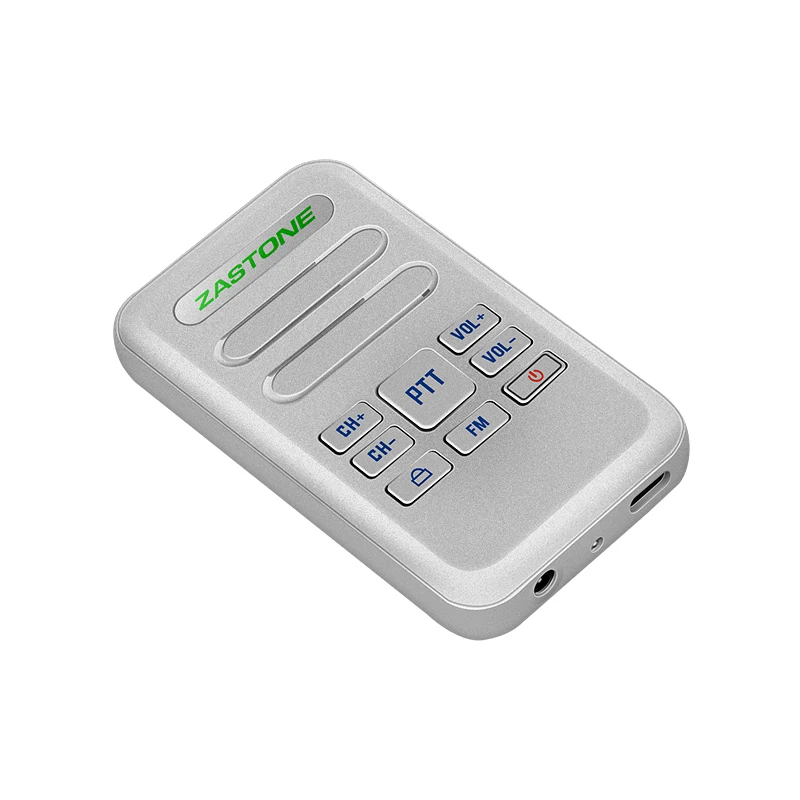 2 шт./лот мини портативной рации ZASTONE Mini6 Портативный рация 2 W 16CH 1000 mAh UHF 400-470 МГц двусторонней радиосвязи КВ трансивер
