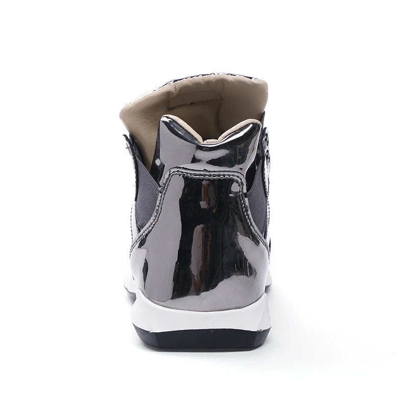 LFFZ/Модная Глянцевая Мужская Вулканизированная обувь кроссовки без шнуровки