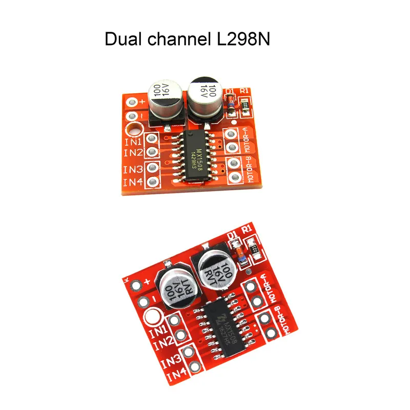 Один или 2 шт. мини-модуль pwm контроль скорости за L298N1.5A 2-Way MX1508 DC двигатель драйвер модуль pwm скорость двойной h-мост шаговый