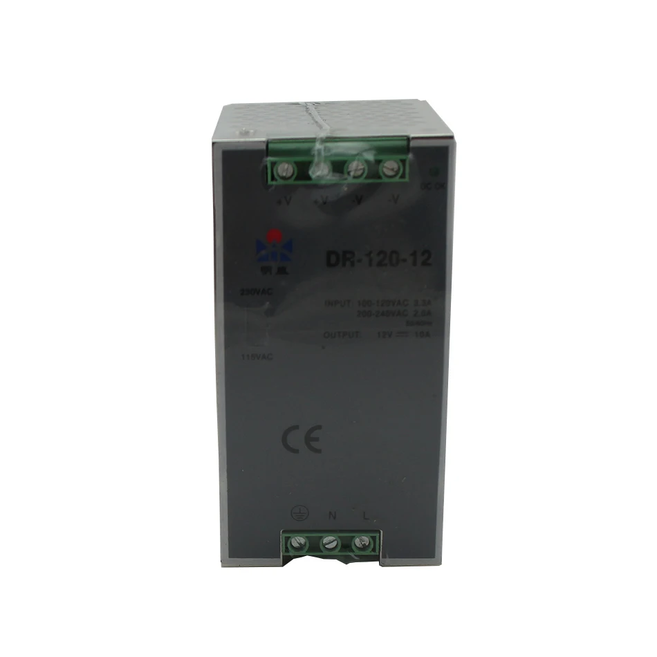 DR-120-24 120W 24VDC 5A Din Rail Switching power supply ac dc for led driver | Обустройство дома