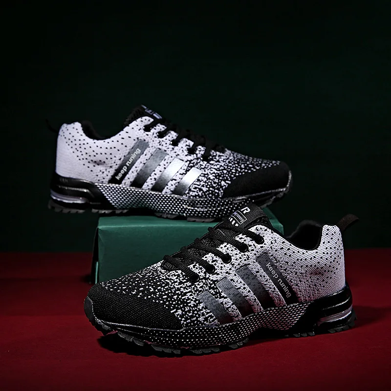

Running Shoes Men Luxury Brand Women Breathable High Quality Colorful Couple Trainer Sneaker Air Cushion Outdoor Sports Shoes