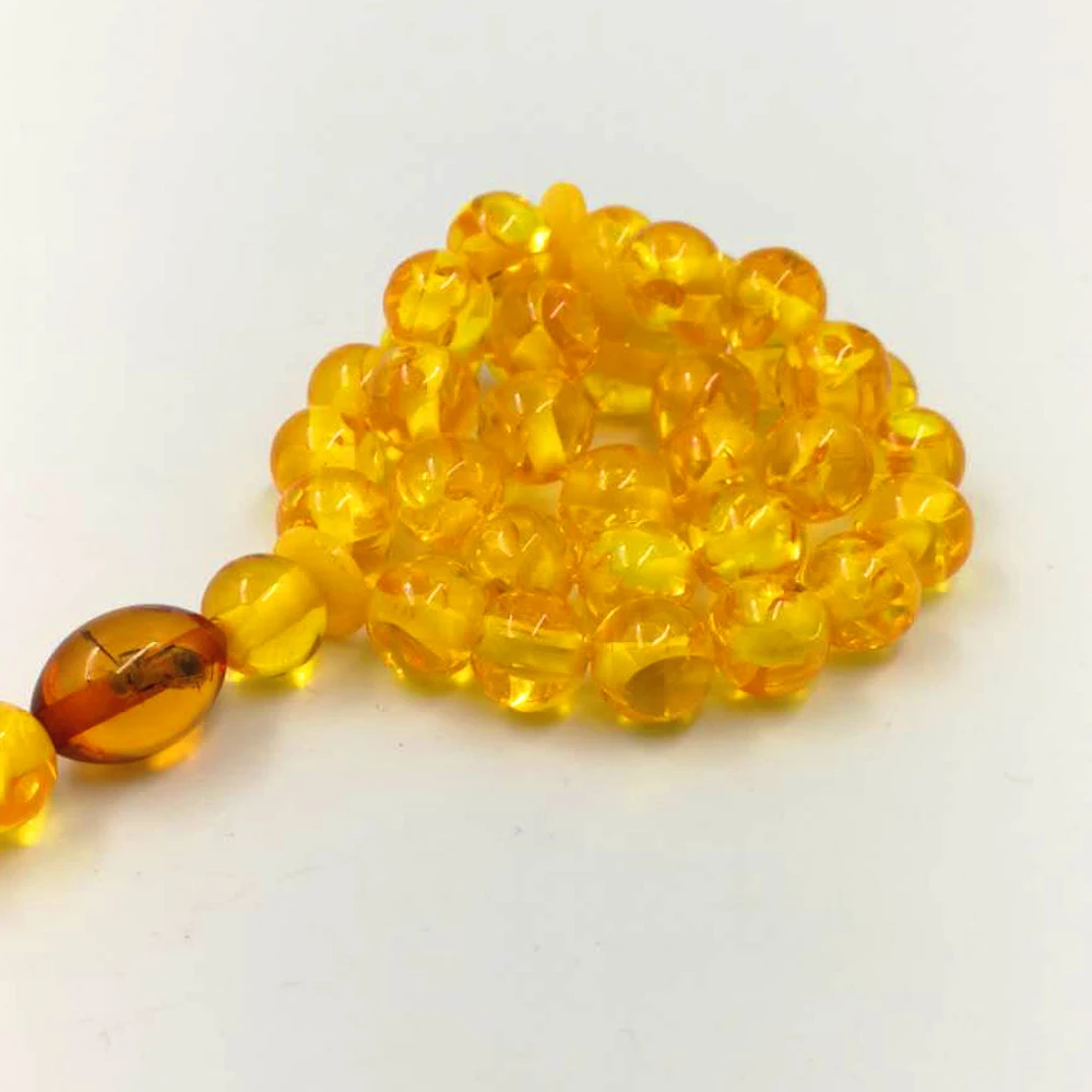 Ambers цвет Tasbih с бусина насекомое 33 66 99 бусины королевские кисточки ручной работы