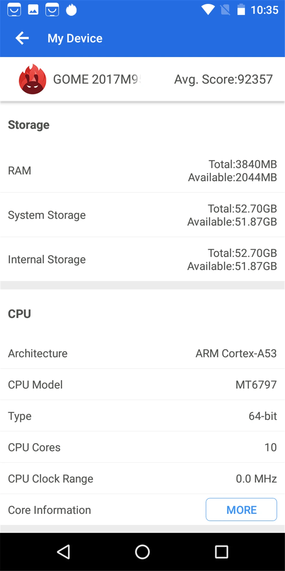 Смартфон с распознаванием Радужки Gome U7 Mini 5,4" 4 ГБ ОЗУ 64 Гб ПЗУ передний 16,0 Мп задний 13,0 МП MT6797 X20 2800 мАч отпечаток пальца