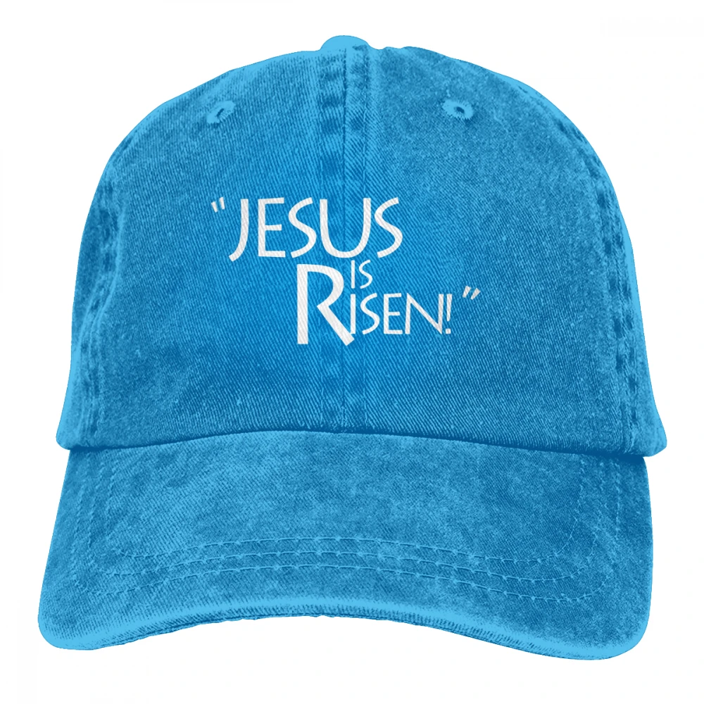 Jesus Is Risen Casquette черные унисекс Мужские Женские джинсовые бейсболка с ремешком