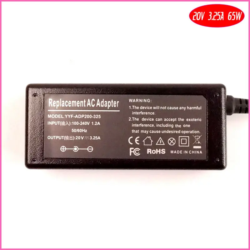 20V 3.25A 65W ноутбук адаптер переменного тока зарядное устройство для Lenovo PA-1650-56LC ADP-65KH