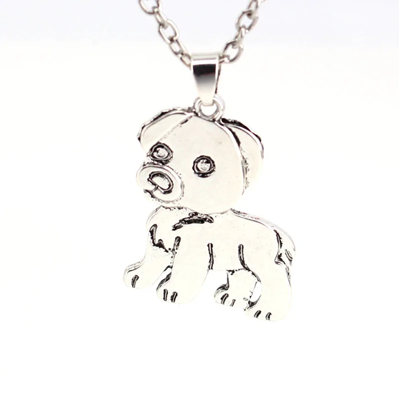 Hzew милые Мопсы ожерелье с подвеской для собак собака ожерелья | Украшения и