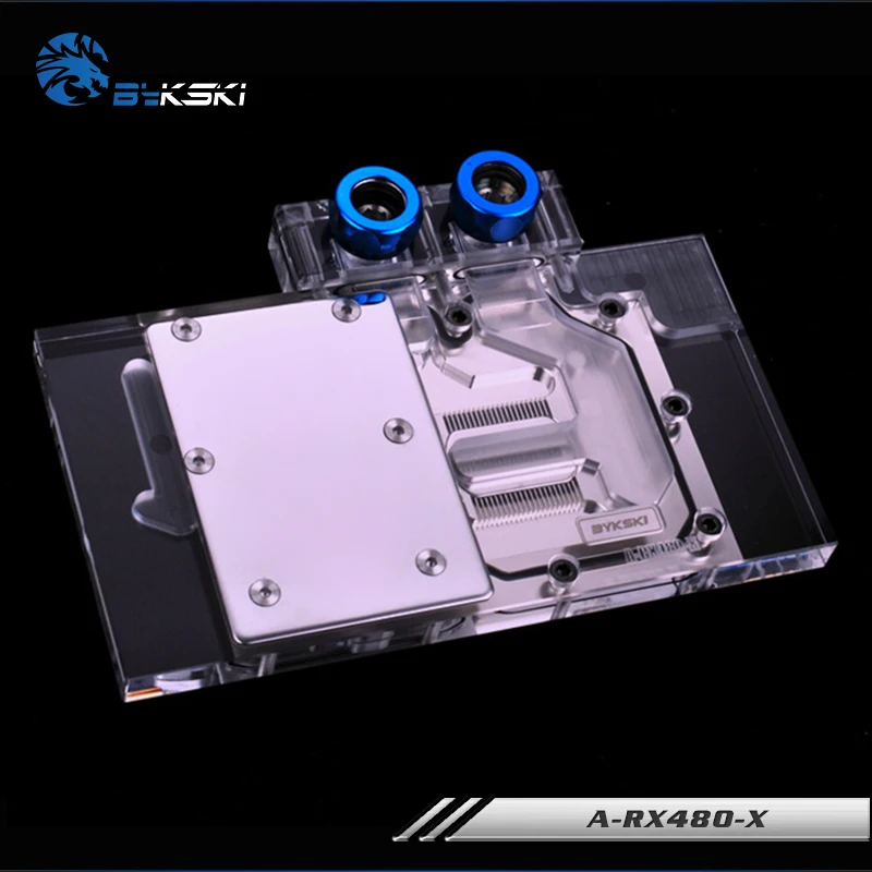 Bykski A RX480 X полноэкранная Графическая карта блок водяного охлаждения RGB/RBW для всех
