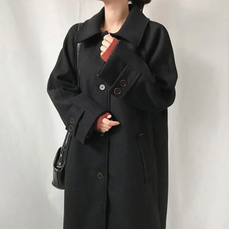 Зимняя женская парка 2019 Женское пальто больших размеров средней длины шерстяные