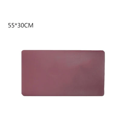 Bean red 55x30 cm Новинка, игровой коврик для мыши, искусственная кожа, водонепроницаемый, средний, 55x30 см, офисный, компьютерный, коврик для мыши, для женщин и мужчин, пыленепроницаемый, клавиатура, коврик для ноутбука - Цвет: Bean red 55x30 cm