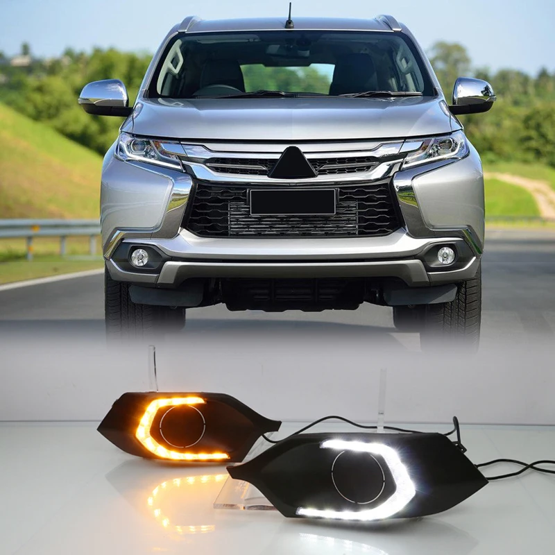 Для Mitsubishi Pajero Sport/Montero Sport/Shogun Sport 2016 2017 2018 передние противотуманные фары DRL