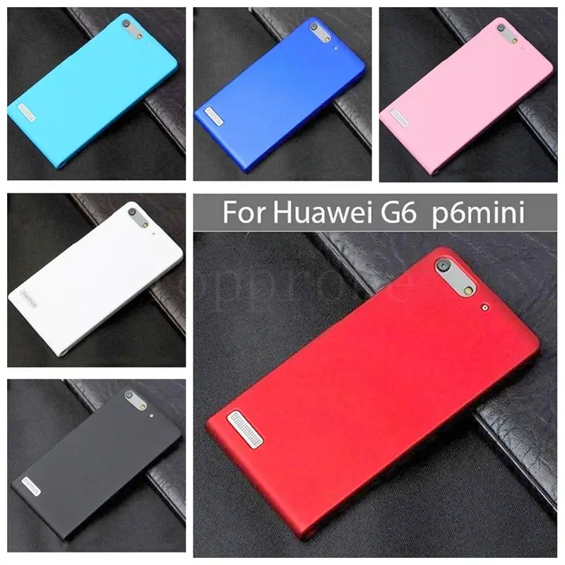 Цветные матовые задние Чехлы для мобильного телефона Huawei Ascend G6 4 5 &quotМатовый