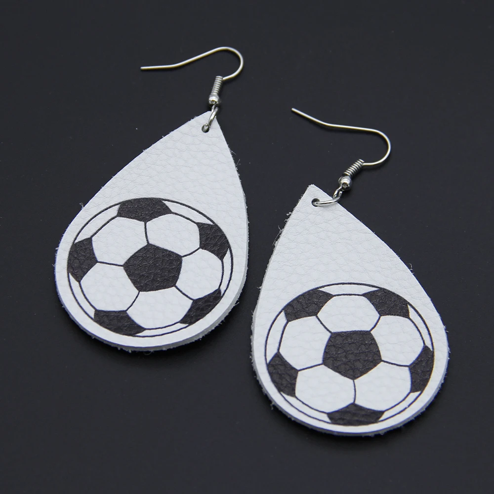 David accessories искусственной синтетической кожи длинные в форме слезы серьги для художественного оформления ногтей, ручная работа ремесла для женщин, 1 пара, 1Yc4081 - Цвет: 1065993001