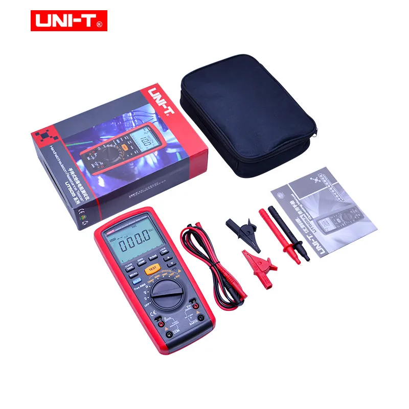 Ручной цифровой тестер сопротивления изоляции UNI T UT505ATrue RMS DC AC volt Ohm Megger Megohmmeter