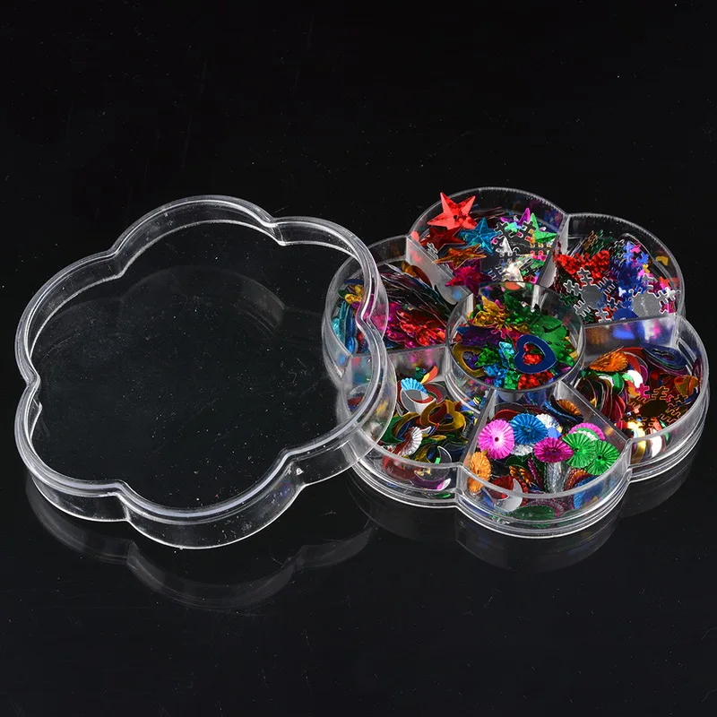 Форма блёстки ПВХ коробка DIY материалы ручной работы аксессуары для одежды несколько спецификаций прямоугольные/сливы