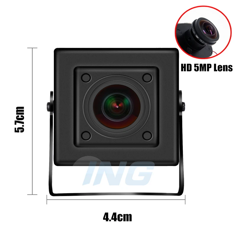 Камера видеонаблюдения POE Fisheye HD 1920x1080P 2 Мп металлическая камера для помещения ONVIF