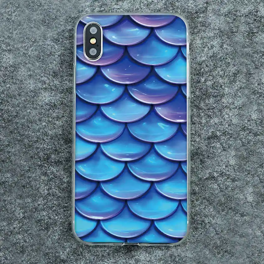 08 Чехол для Coque Motorola Moto G7 plus G5 P40 P30 one power Z4 Z3 G7 E5 G6 play Мягкий ТПУ Русалка рыбные весы роскошный чехол для телефона - Цвет: 08