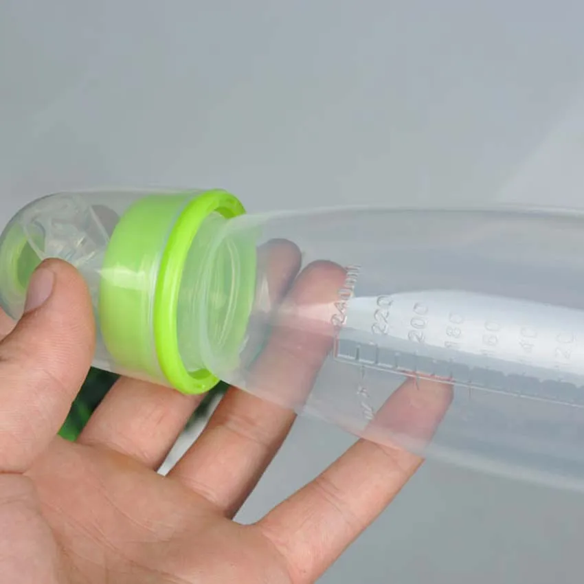 240 мл Детские зерновые рисовые ложки для младенцев бутылка сжимания полипропилен