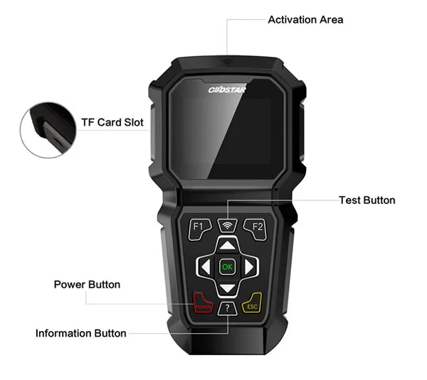 OBDSTAR TP50 Интеллектуальное обнаружение TPMS активация сброса и диагностический инструмент