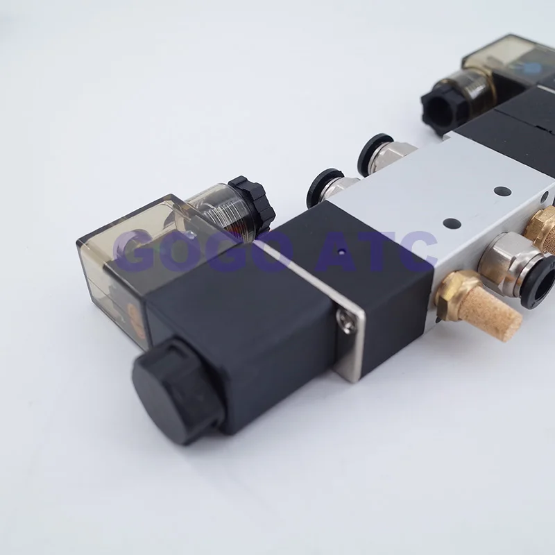 4V120-06 4V130C 4V220-08 4V230C-08 4V320-10 4V420 клапаны с разъемом глушителя 4 мм/6 мм/8 мм/10 мм/12 мм 5/2 5/3 способ электромагнитный клапан