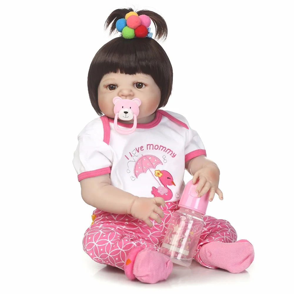 NPK 22 &quotпрекрасный полный Силиконовый симулятор новорожденных девочек bebe boneca