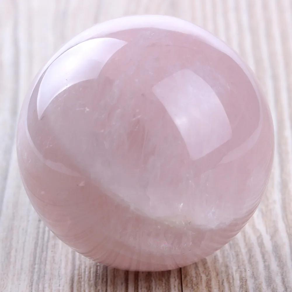 Натуральный резной 50 мм розовая кварцевая Сфера полированный шар заживляющий