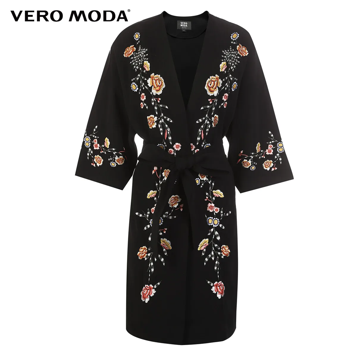 Vero Moda шифоновая куртка с цветочной вышивкой и спущенными плечами | 318121549