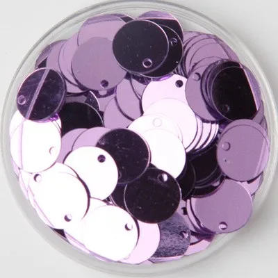 50g Large Round Sequins 30mm PVC Sequin Flat Paillette Decoration DIY Craft 1 Side Hole Light Violet Lila Confetti | Дом и сад