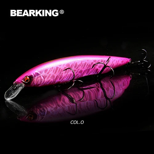 M160-O BEARKING 160 мм 30 г Горячая приманки для ловли рыбы, разные цвета, minnow crank, Вольфрам система веса(wobbler) модель воблер - Цвет: M160-O