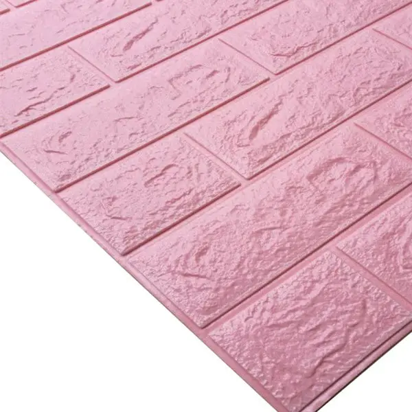 Настенные 3D стикеры из пены тисненые водонепроницаемые самоклеящиеся обои с