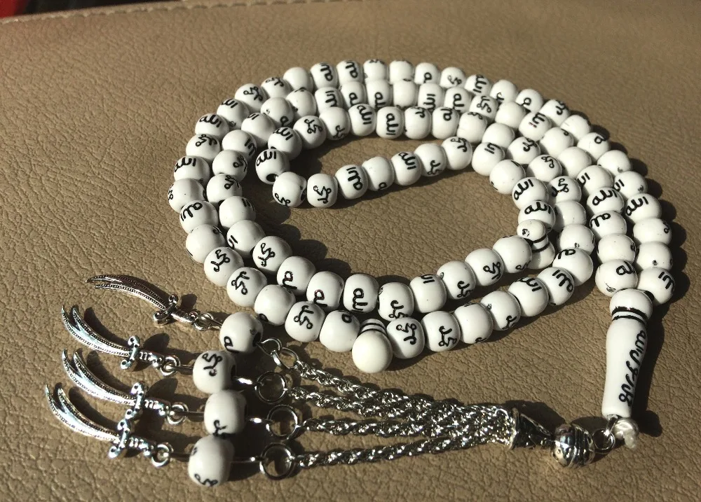 Меч имама Али кулон& ожерелье Молитвенные Четки из бусин 99 tesbih misbaha tasbih Ислам подарок& ювелирные изделия masbaha subha sibha