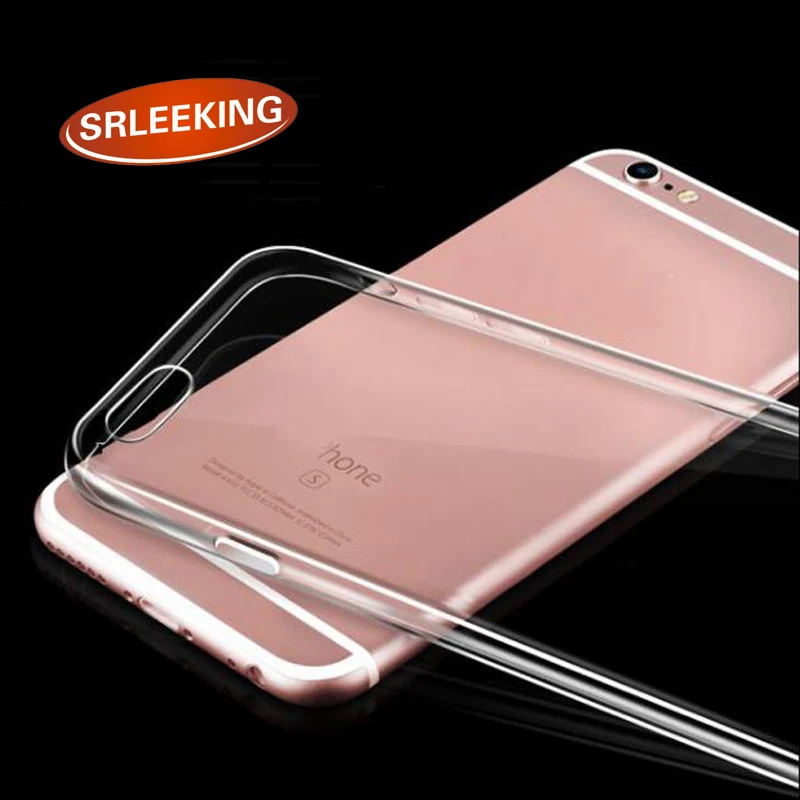 SRLEEKING Роскошный прозрачный чехол для телефона iPhone 5 6 7 8Plus противоударный