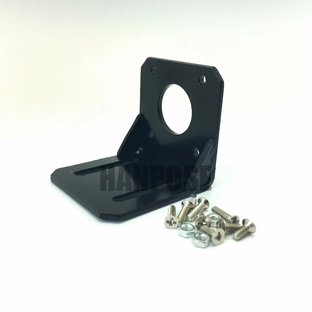 Free shipping 10Pcs Nema 17 3D Printer Parts Makerbot MK8 Stepper Motor Mounting L Bracket Mount Step Stepping for Nema17 motor |